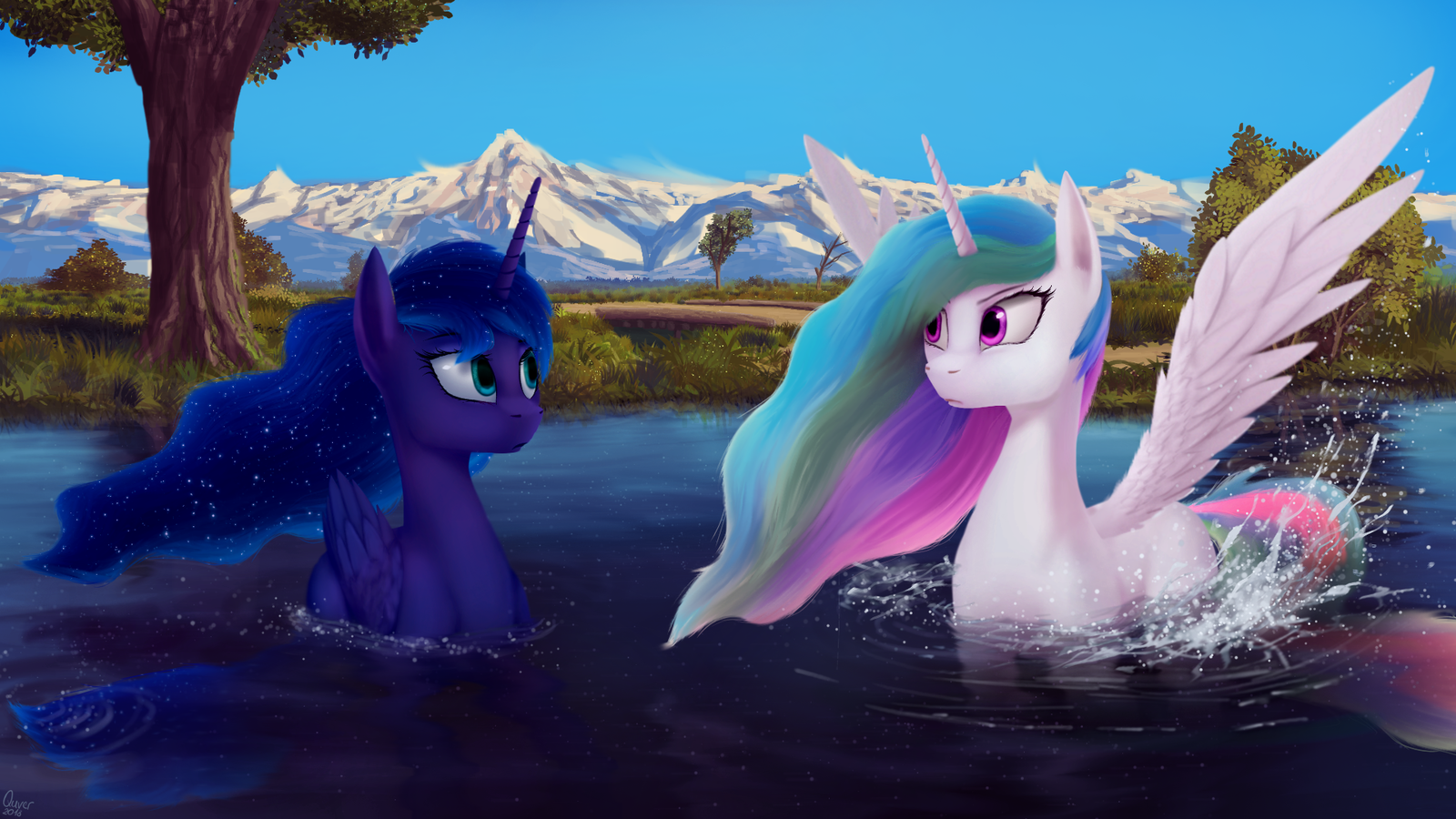 Princesses - Princess luna, My little pony, Princess celestia, PonyArt