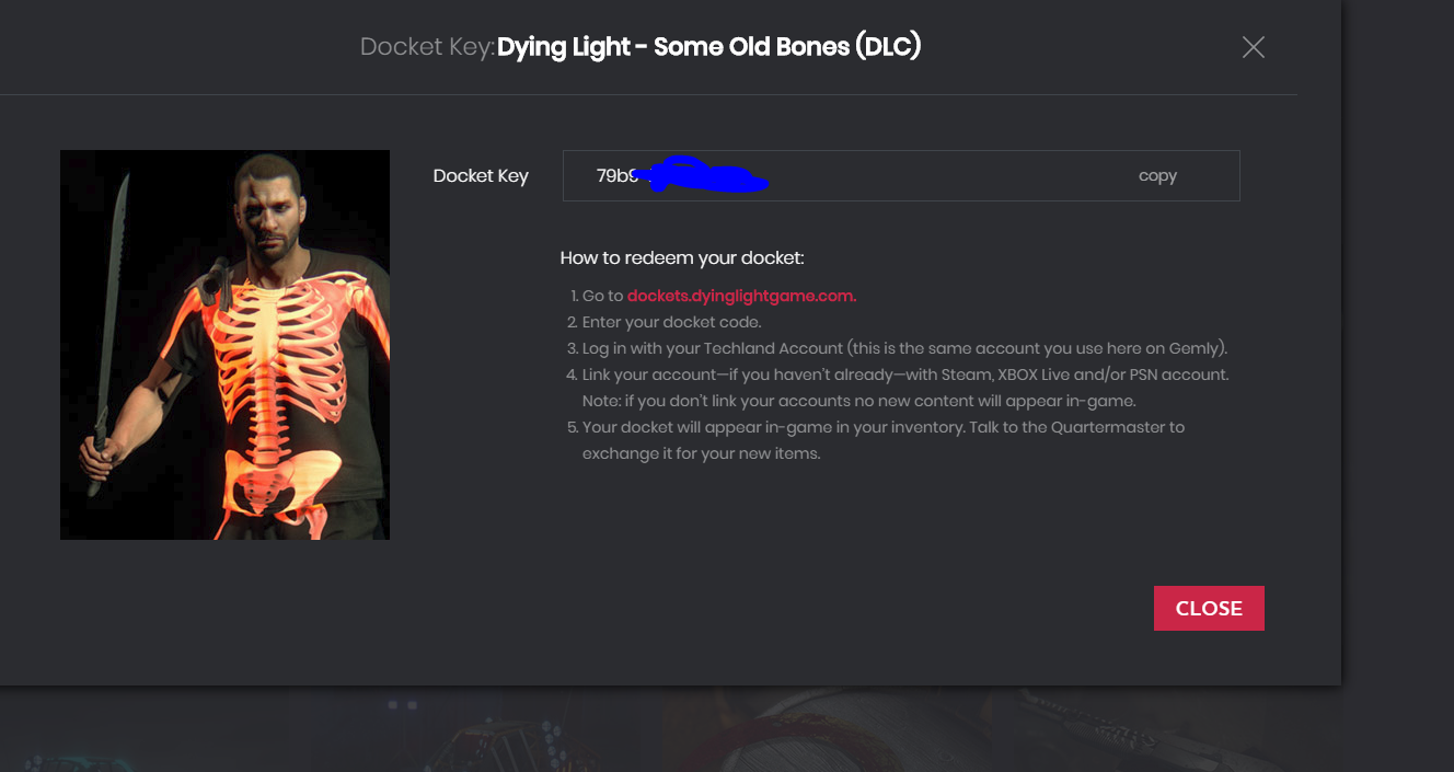 Dying Light - Some Old Bones (DLC) - Steam freebie, Steam keys