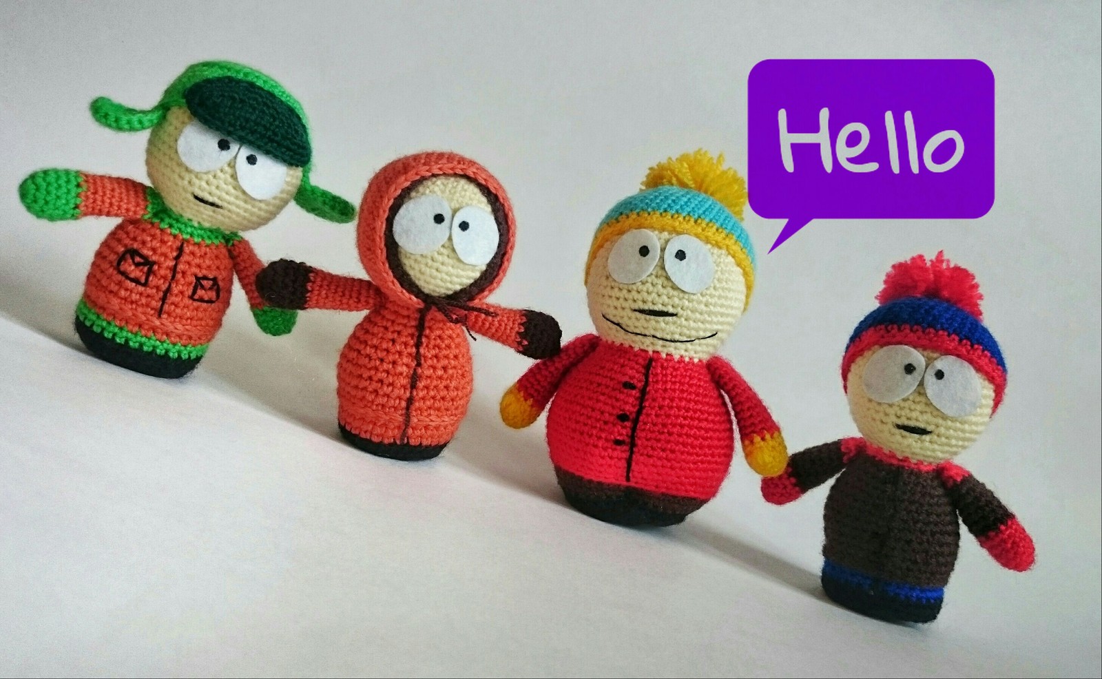 Oh my god, they killed Kenny! - My, South park, Crochet, Author's toy, They killed Kenny., Kenny McCormick