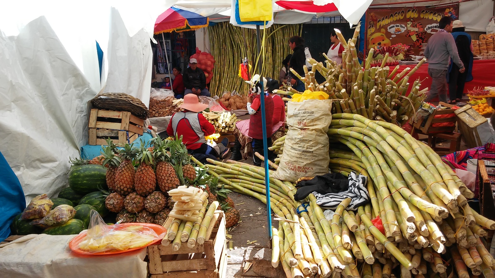 In the footsteps of 50 shades of bulb - multi-colored Quinoa, Ku-ku-ru-za and other Latino Bulba. - My, Travels, America, The photo, Cooking, A life, Food, Interesting, People, Longpost