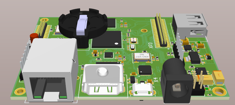 Мини-модуль на базе STM32F769NIH - Моё, Печатная плата, Stm32, Hdmi, USB, Ethernet, Гифка, Длиннопост