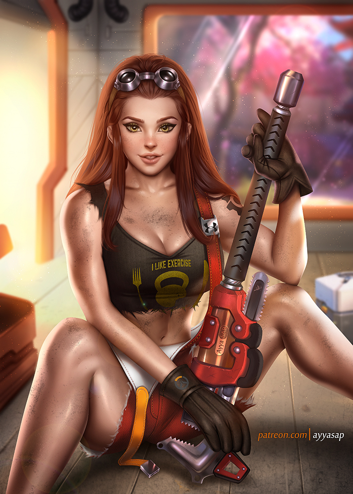 Brigitte - Overwatch, Brigitte, Art, AyyaSAP