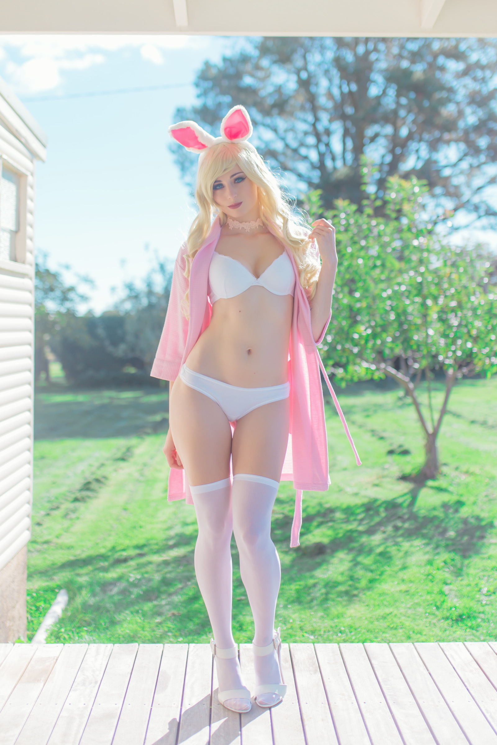 Kayla Erin - Easter Set by Beethy - NSFW, Kayla Erin, , Bunny, Easter, Rabbit, Underwear, Longpost