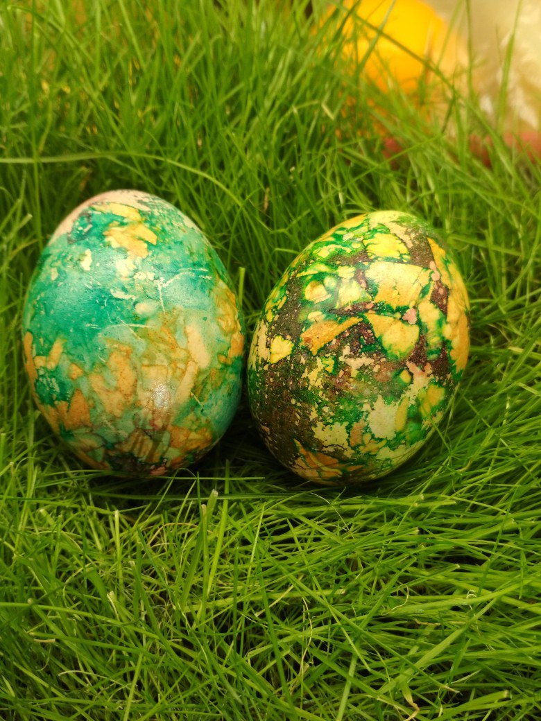 Easter space eggs - My, Easter, Eggs, Dyed eggs, Easter eggs, Creation, Longpost