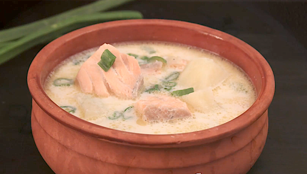 Finnish Fish Soup Lohikeitto - My, Soup, Video, Food, A fish, Longpost, Yummy, Recipe, Video recipe, Video with text