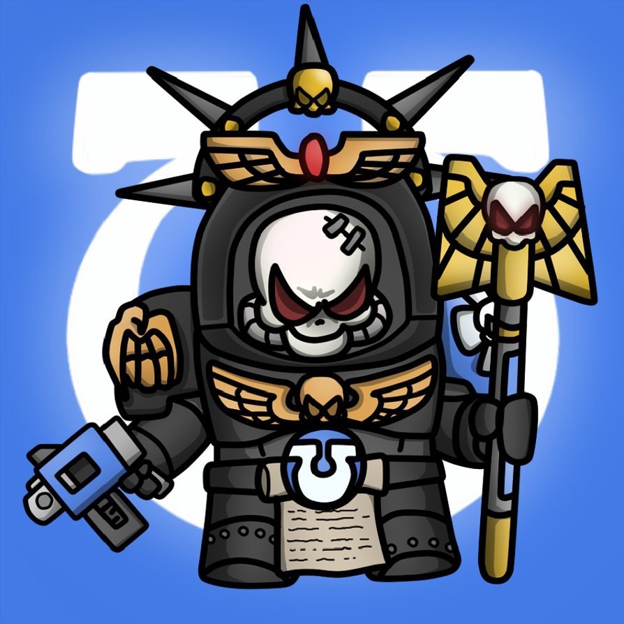 Carbot W40K Ultramarines
 - Warhammer 40k, Adeptus Astartes, Ultramarines, CarbotAnimations, Crossover, Wh Art, Longpost