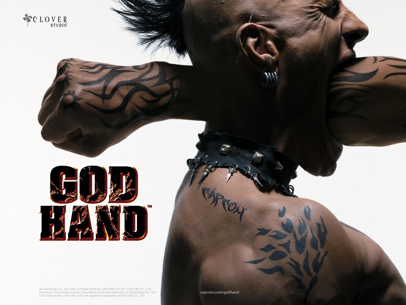 Рекламный постер культовой старой игры God hand. | Пикабу