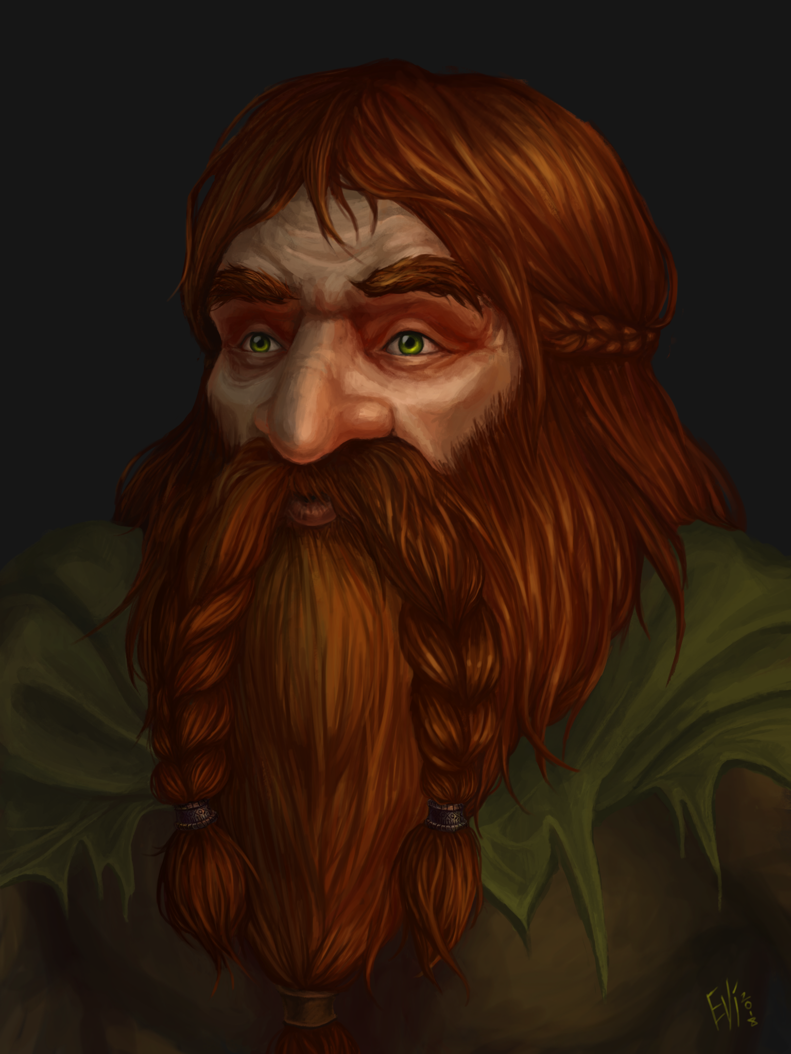 Thorondar Grimbergen - My, Fan art, World of warcraft, Dwarves, Characters (edit), Friday tag is mine, Art