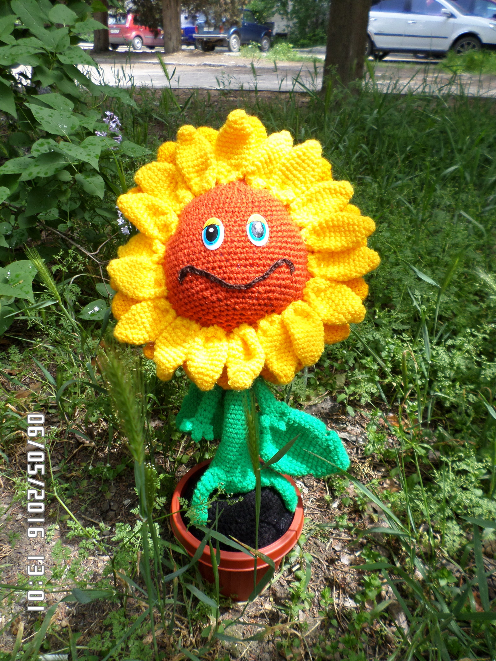 Plants versus Zombies. - My, Crochet, Knitting, Knitted toys, Needlework without process, Longpost, Plants vs Zombies, 