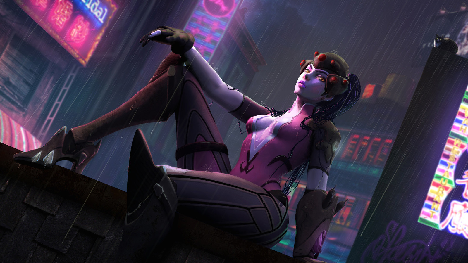 Widowmaker - Арт, Рисунок, Widowmaker, Overwatch, Soph Lee