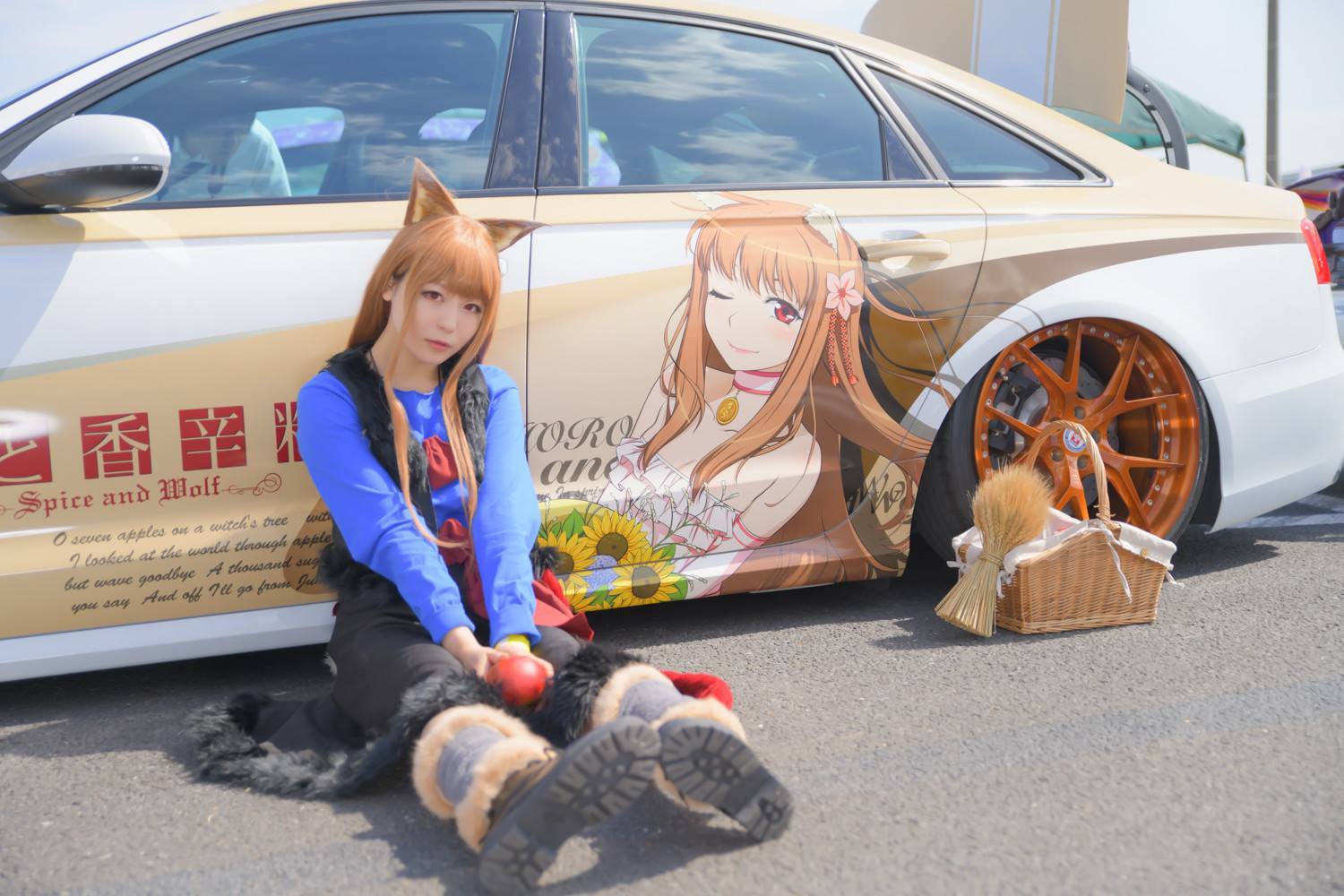 Goddessmobiles :) - Itasha, Anime, Spice and Wolf, Horo holo, Holo, Nissan, Audi, Longpost