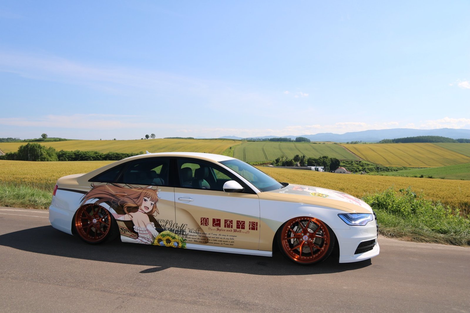 Goddessmobiles :) - Itasha, Anime, Spice and Wolf, Horo holo, Holo, Nissan, Audi, Longpost