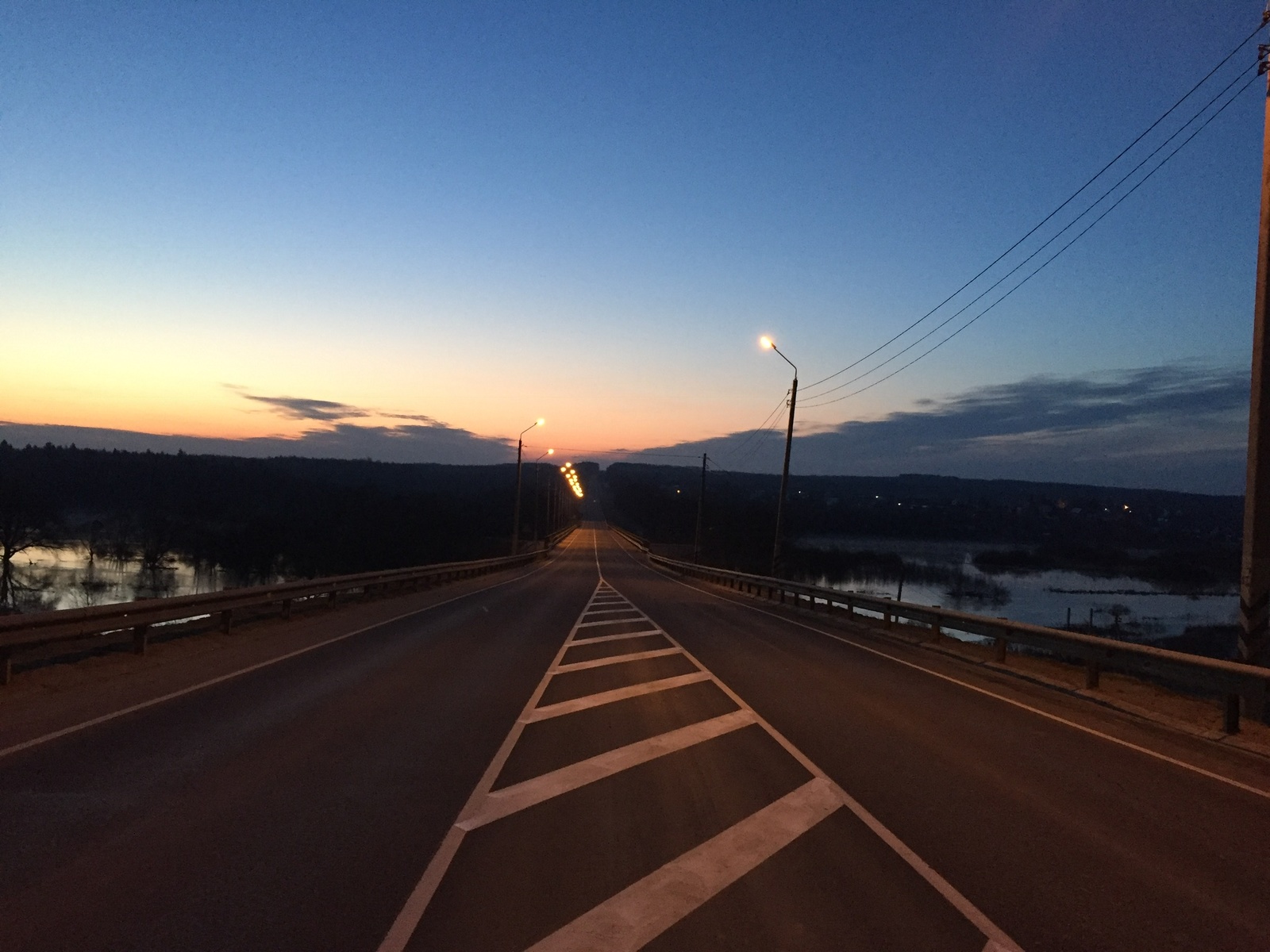 Beginning of the day.Spring. - My, beauty of nature, Start of the day, Tula region, Spring, My, Longpost, Photo on sneaker, Morning