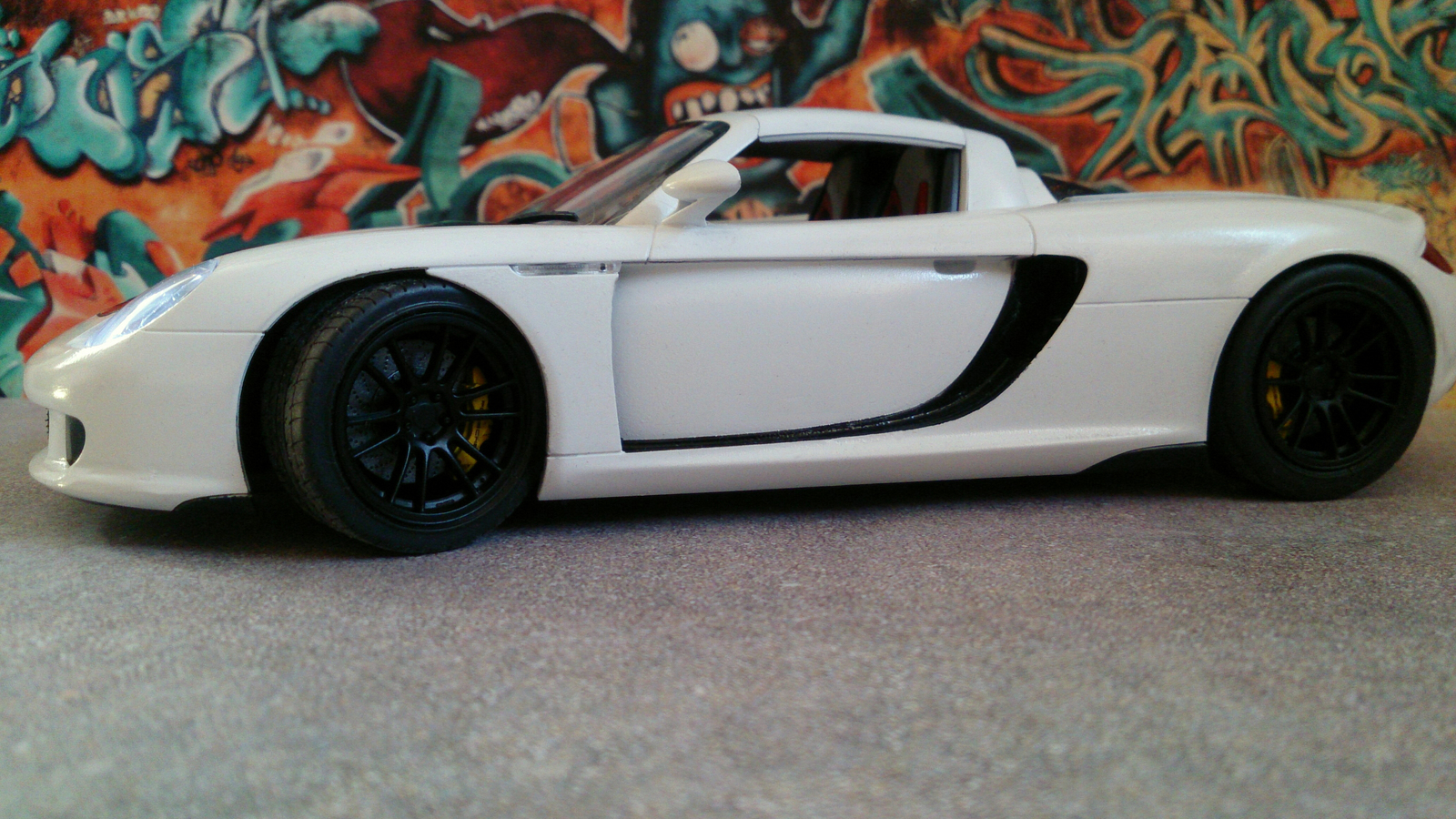 Revive Porsche Carrer GT at 1:24 - My, Tamiya, Porsche, Modeling, Radio control, GIF, Longpost