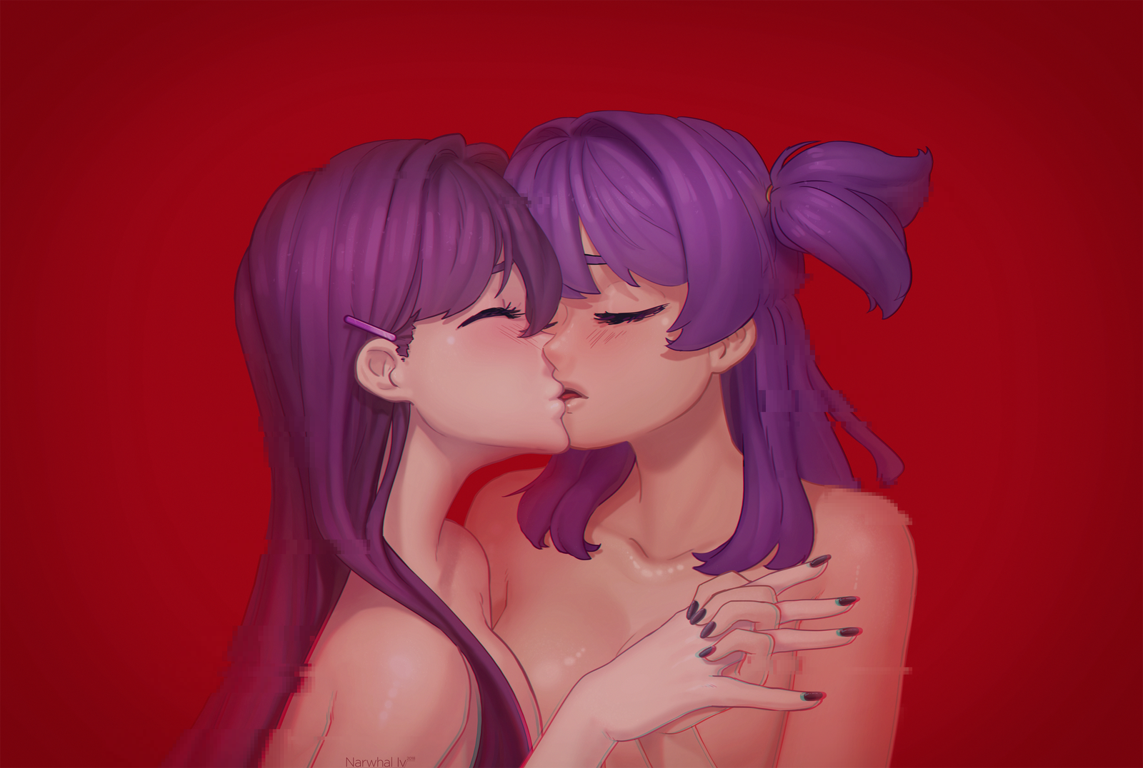 Friendship. - NSFW, My, Endless summer, Lena, Yuri DDLC, Doki Doki Literature Club, Visual novel, Yuri