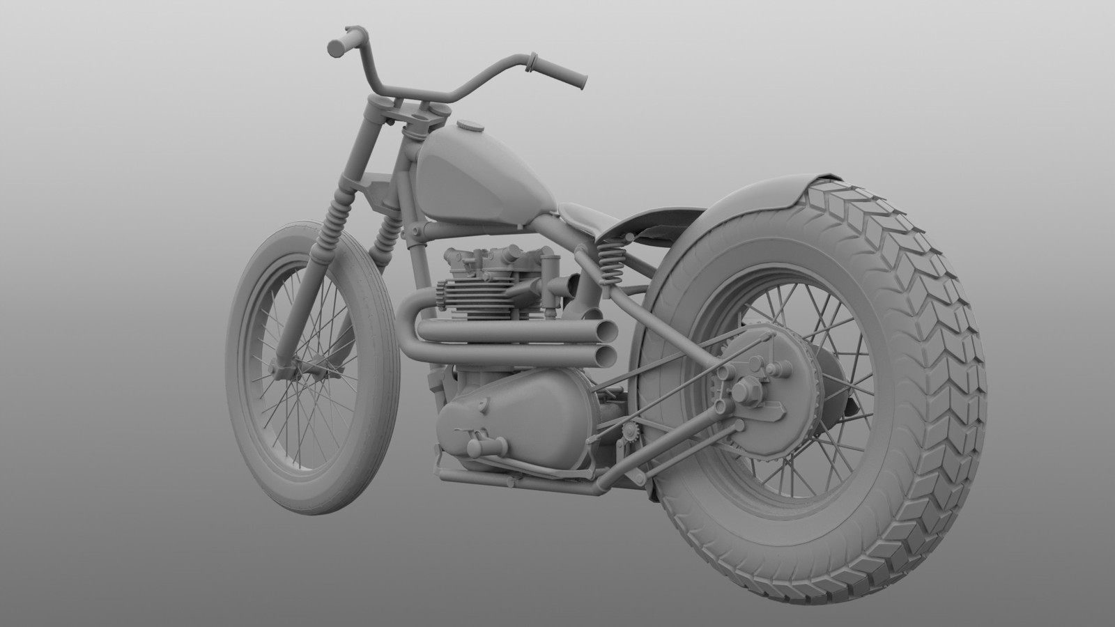 I'm with my motherfuckers again - My, Triumph, , 3D, Modo, Gamedev, Game art, Longpost