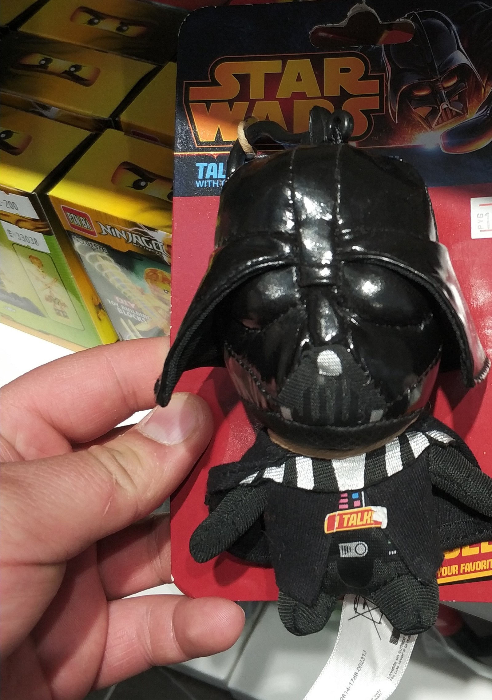 Baby Vader - My, Darth vader, The photo, Soft toy, Milota