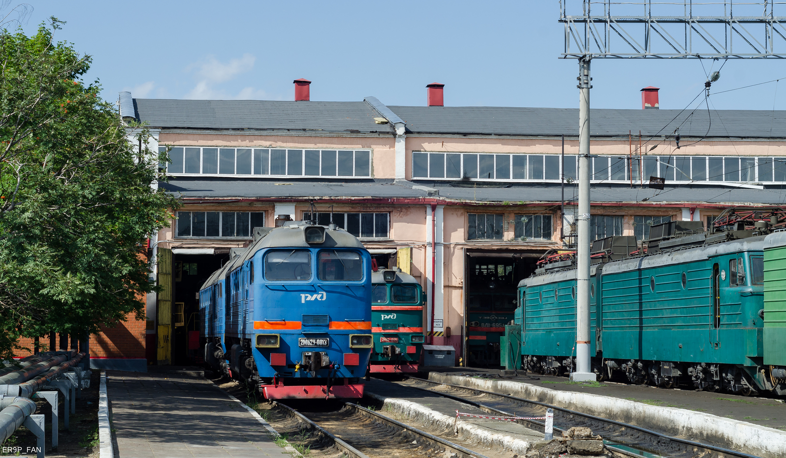 Эксплуатационное локомотивное депо Курск-Сортировочный. | Пикабу