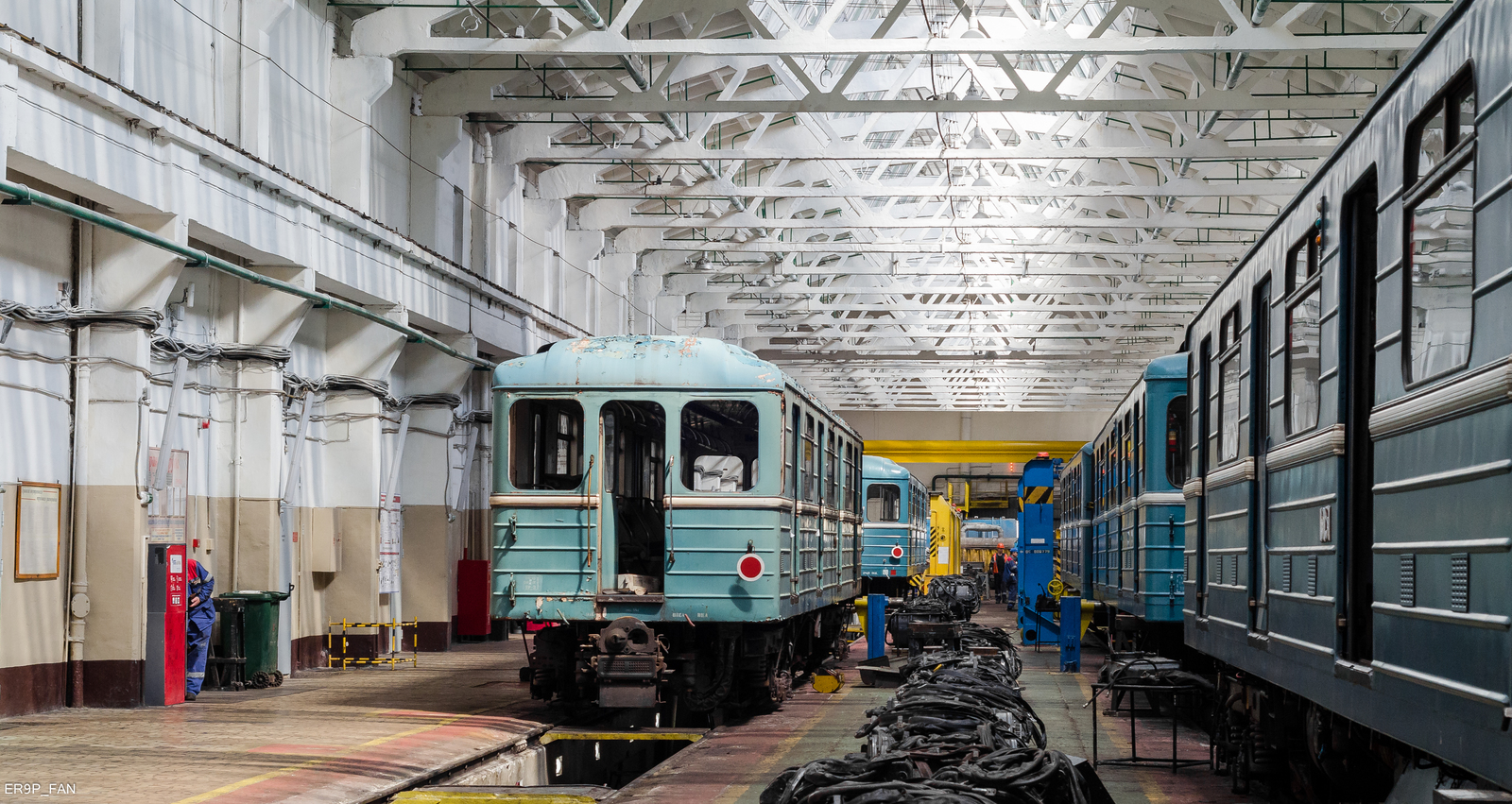 Electric depot Sokol. - My, Electrodepot, Falcon, Metro, Moscow, Depot, Railway carriage, Number plate, Summer, Longpost