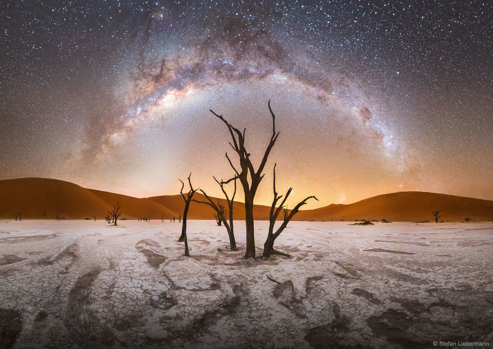 Milky Way in the Namibian Desert - Milky Way, Namib Desert, The photo