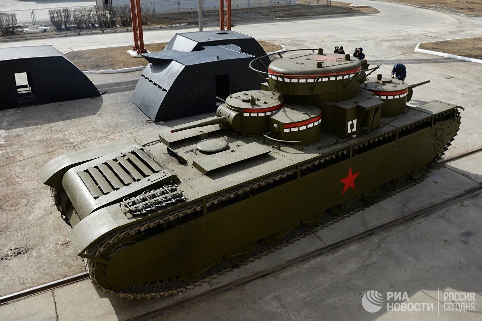 In the Urals, a unique five-turreted T-35 tank was recreated - Story, T-35, Tanks, Ural, Longpost