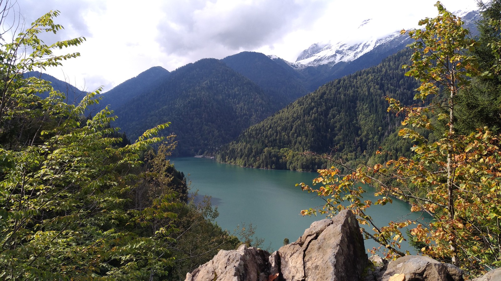 Lake Ritsa, Abkhazia - My, Beginning photographer, Lake, Ritsa, Abkhazia, The photo