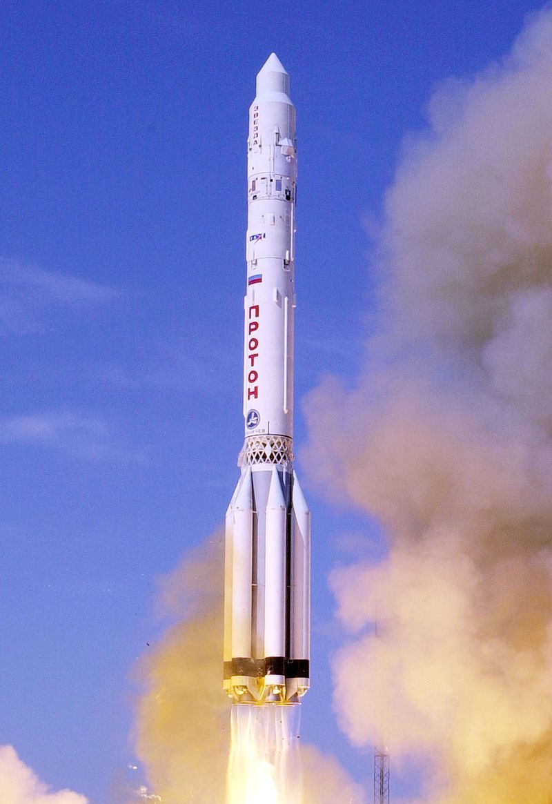 Rocket Proton-M launched from Baikonur - Rocket, Proton-m, Space, Russia, Baikonur, Longpost, Roscosmos