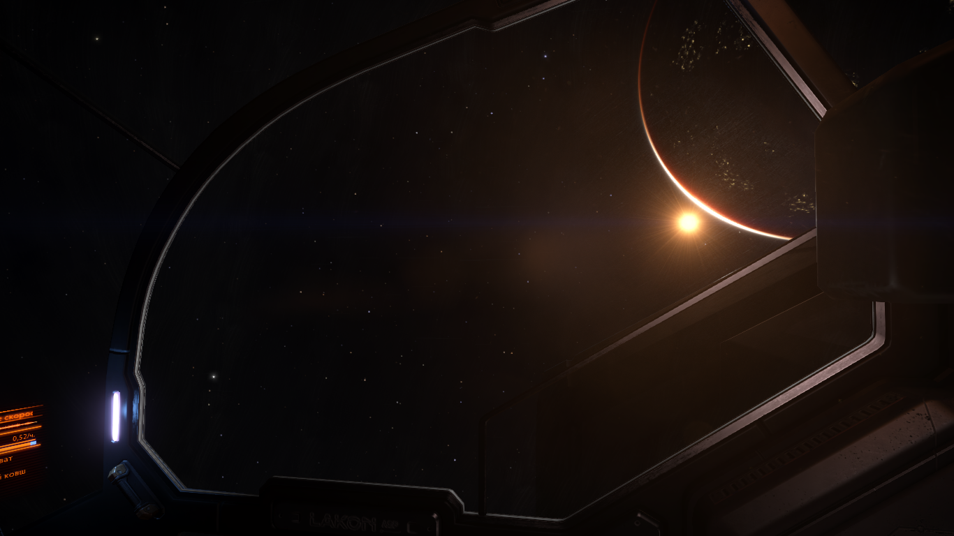 Just a beautiful screen - My, Space, Grafon, Elite dangerous, Graphics