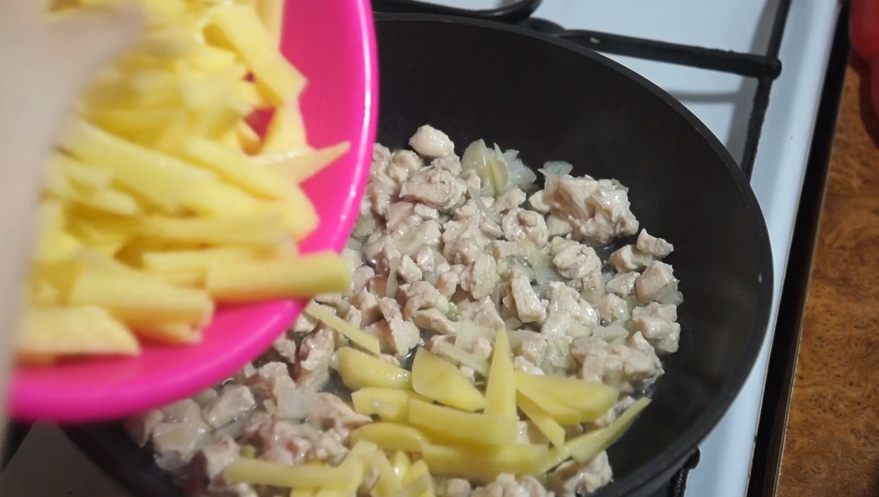 Картошка с мясом | Пикабу