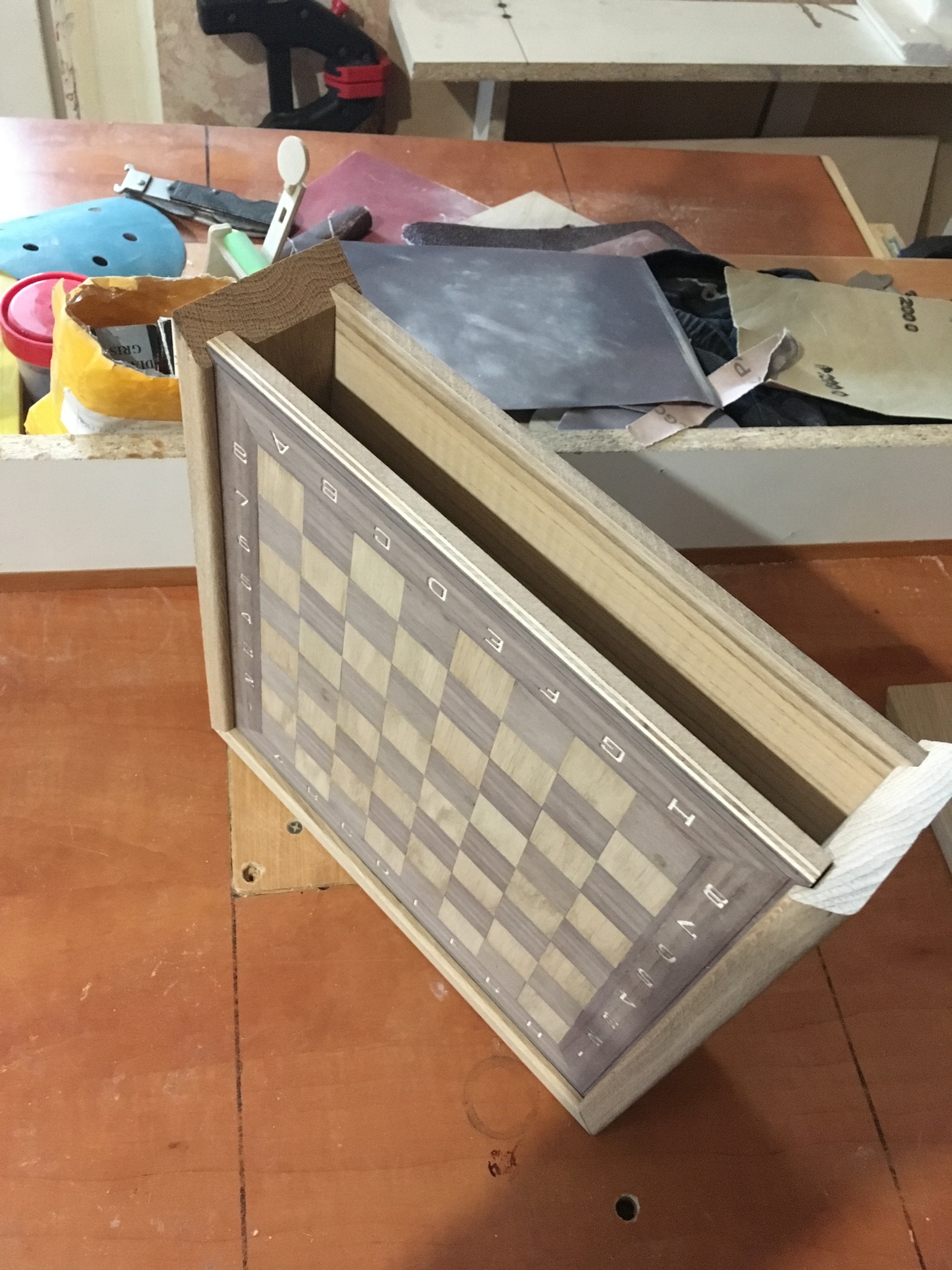 Do-it-yourself chessboard-box. Part 1. - My, Longpost, With your own hands, Chessboard, Needlework with process, Incompletions