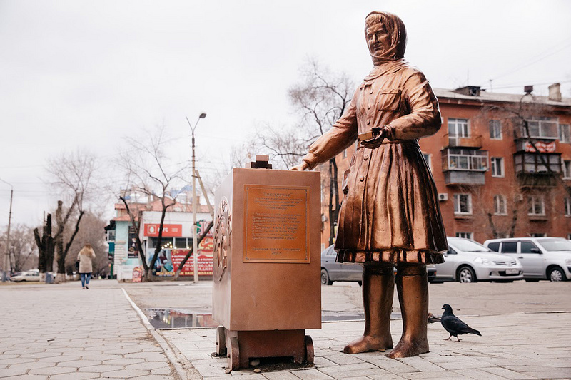 The woman worked 16 years for 12 hours a day, and then just disappeared - Monument, Дальний Восток, sights