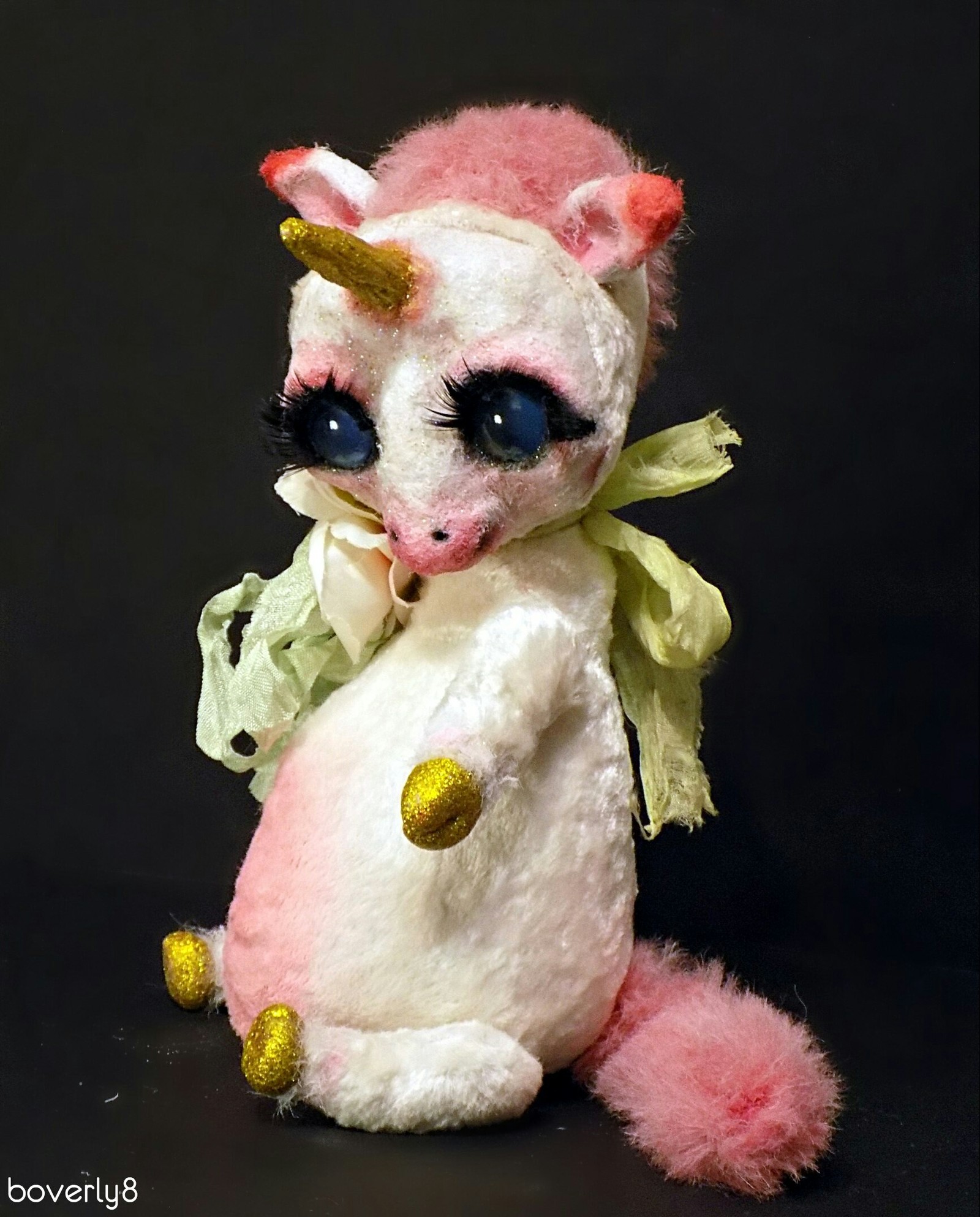 Marshmallow - My, Unicorn, Doll, Needlework without process, Author's toy, Handmade, Longpost