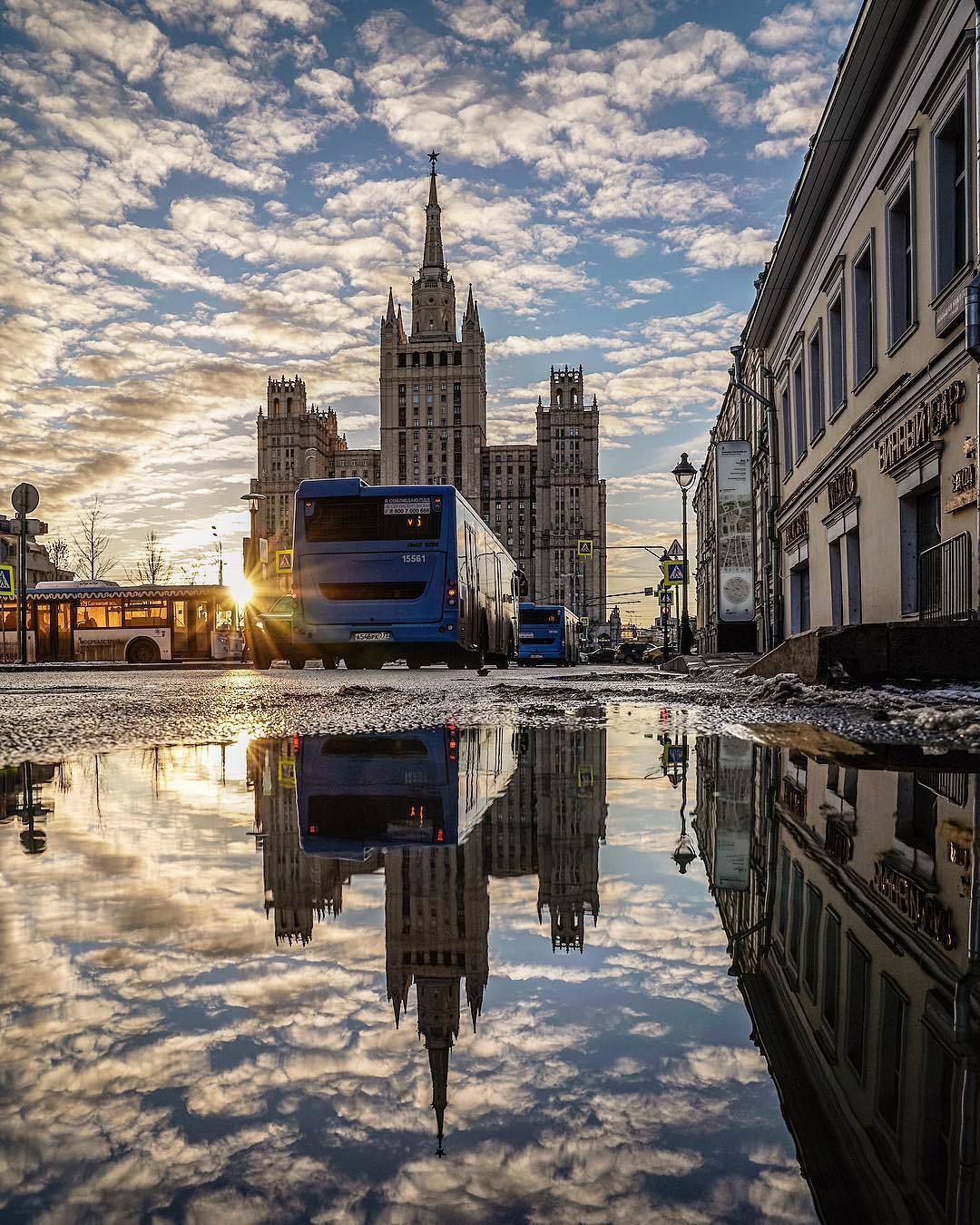 В отражении - Фотография, Москва, Отражение, Город