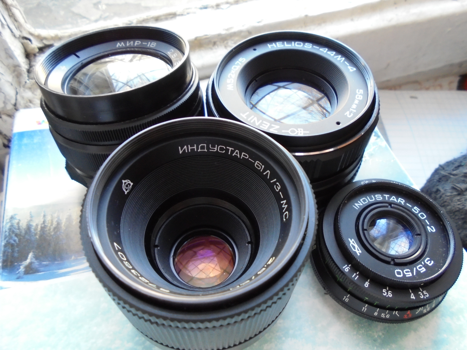 I am assembling a set of lenses for my Zeniths (and for a future digital SLR). - My, The photo, Photographer, Camera, Collection, Zenith, Peekaboo, Advice, Nostalgia