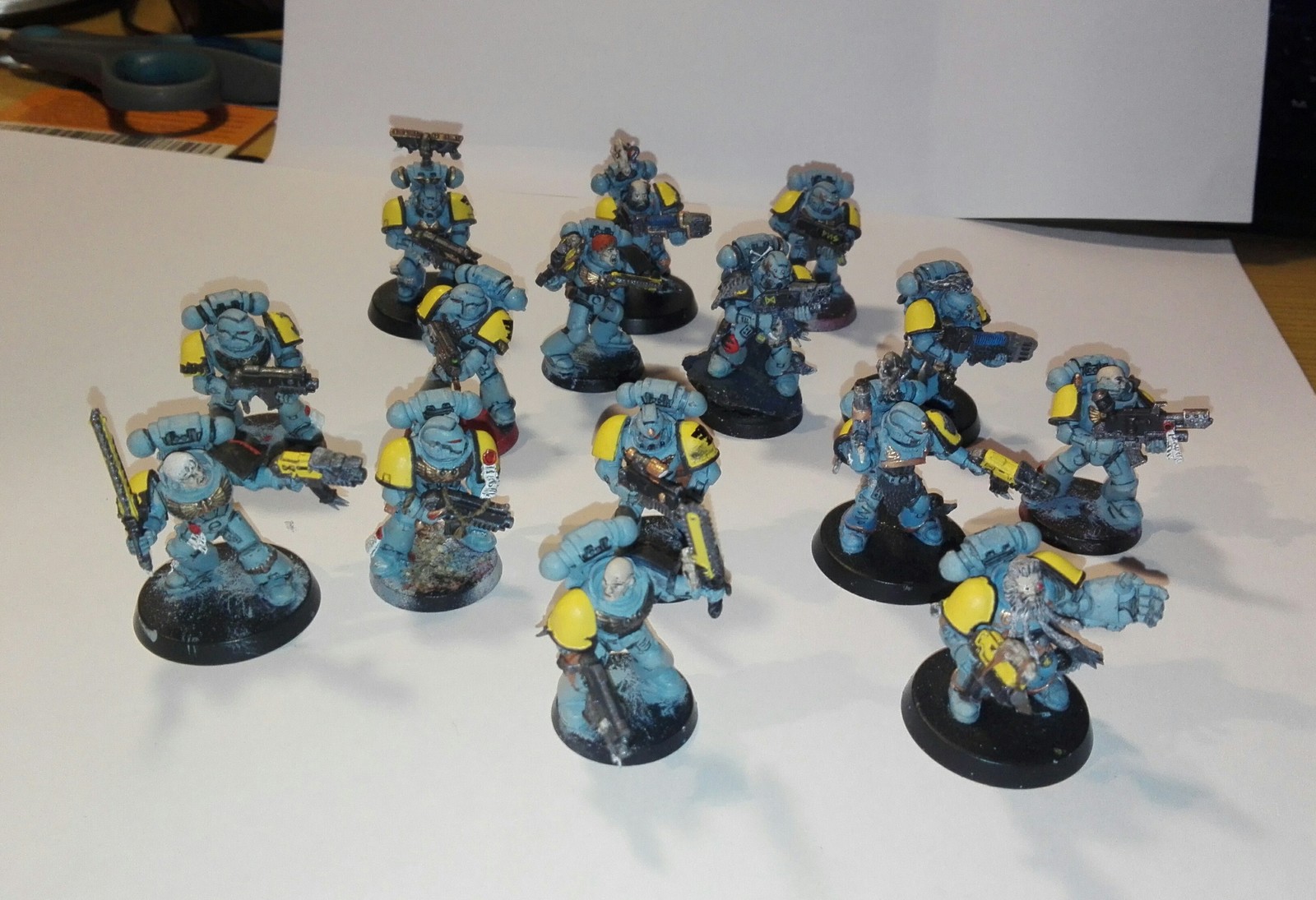 My painting of the Space Wolves - My, Warhammer 40k, Painting miniatures, Space wolves, Longpost, Wh miniatures