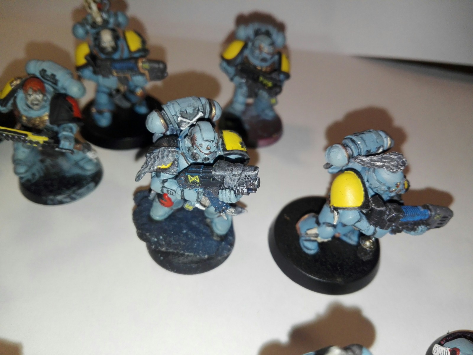 My painting of the Space Wolves - My, Warhammer 40k, Painting miniatures, Space wolves, Longpost, Wh miniatures