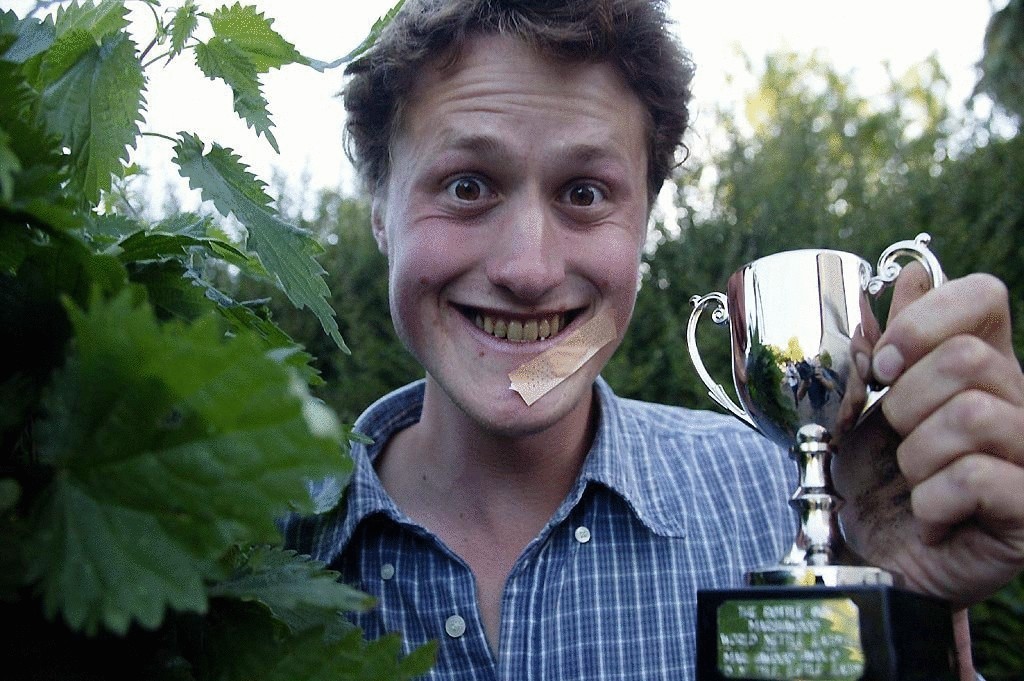 Nettle Eating Championship - Longpost, Oddities, Nettle, Championship, The photo, Freaks