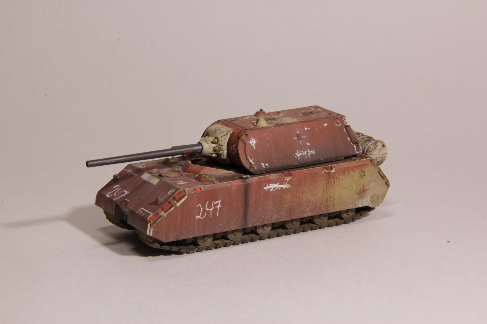 Mini Maus star 1/100 - My, BTT, Stand modeling, Hobby, Zvezda, Longpost