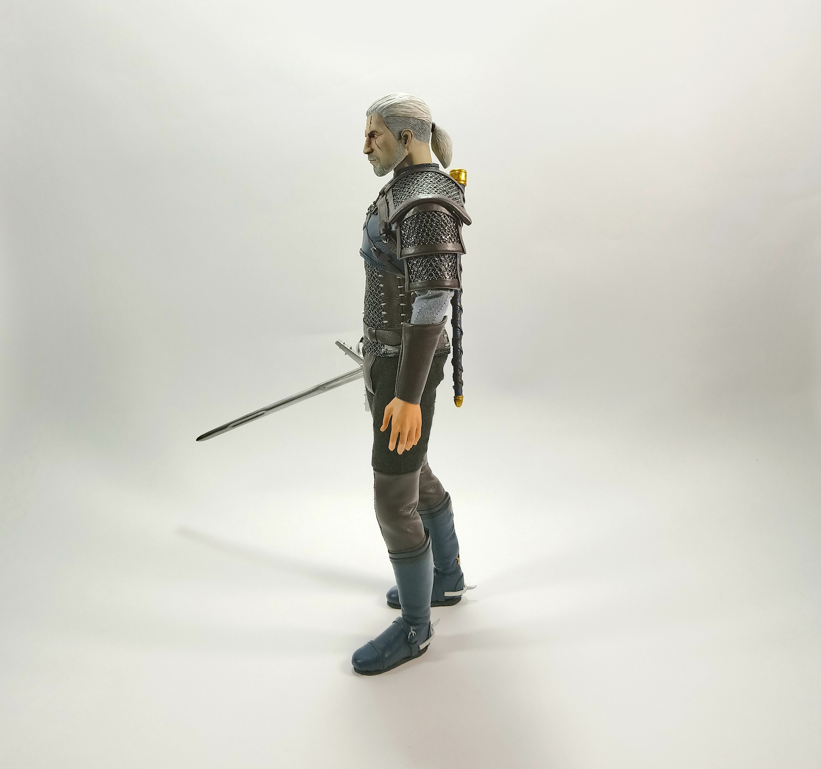 The Witcher - Geralt of Rivia Action-figure 1/6 - My, Witcher, Geralt of Rivia, The Witcher 3: Wild Hunt, Figurine, Andrzej Sapkowski, Handmade, The Witcher 3: Wild Hunt, Longpost, Figurines