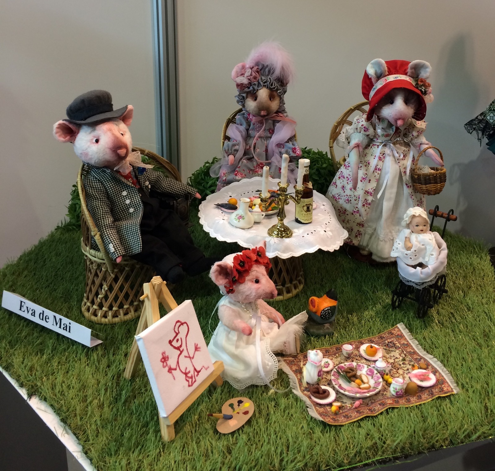 Exhibition in Germany Teddybr total 2018 - Exhibition, Germany, Teddy's friends, Doll, Handmade, Longpost