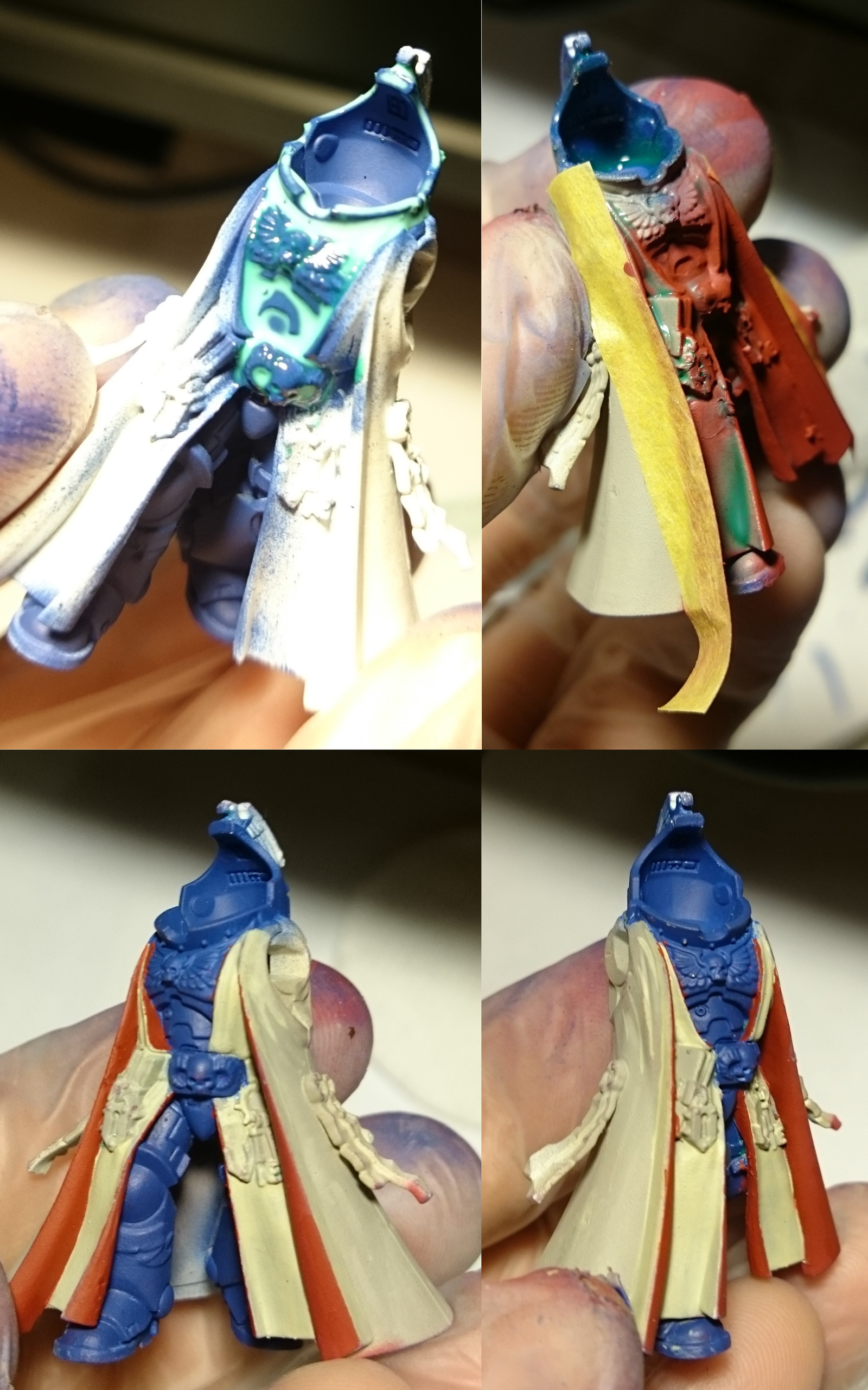 Second wrap. - My, Warhammer 40k, Wh miniatures, Ultramarines, Miniature, Longpost, The photo