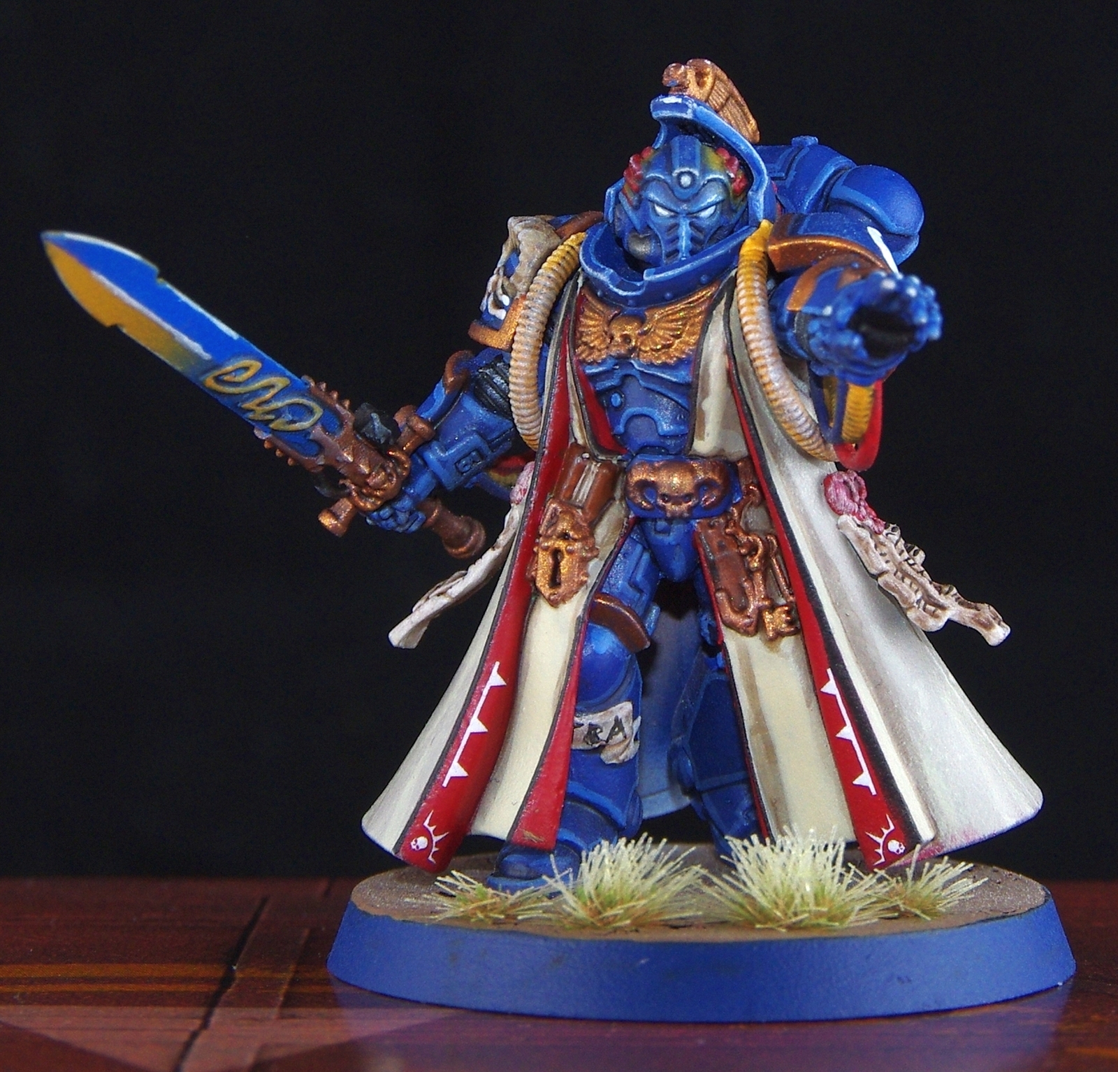 Second wrap. - My, Warhammer 40k, Wh miniatures, Ultramarines, Miniature, Longpost, The photo