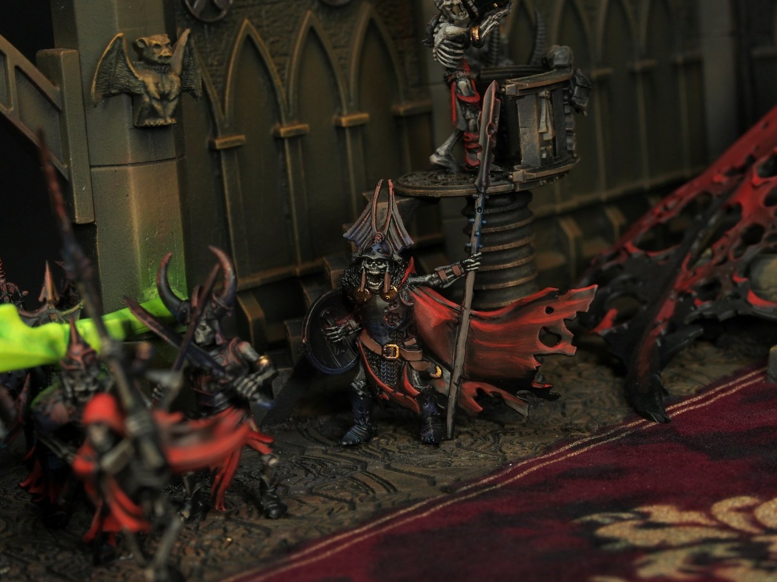 Throne of Deathlord by KitayamaPainting - Warhammer: age of sigmar, Alliance of Death, Nagash, Miniature, Longpost