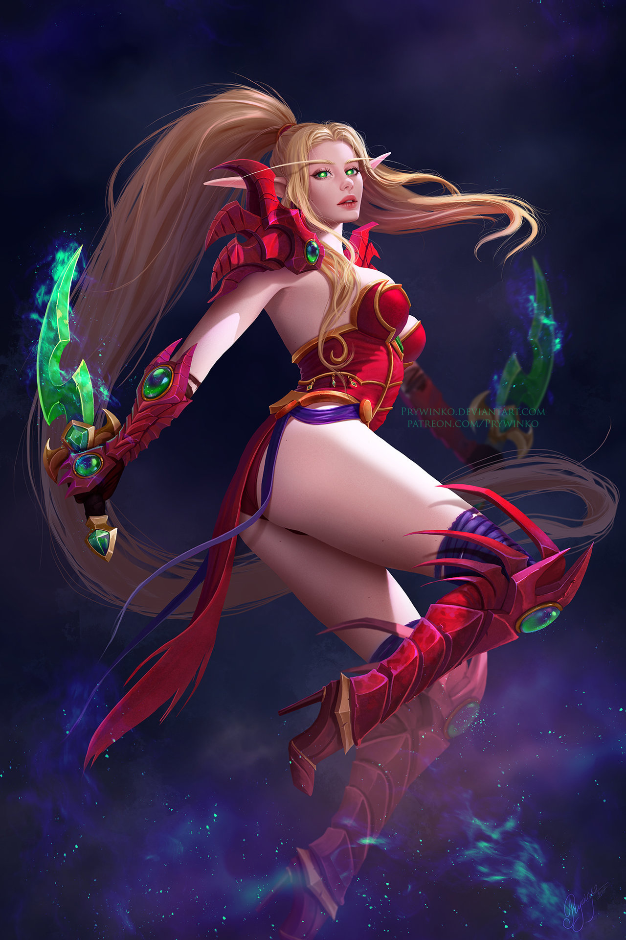 Valeera Sanguinar - Валира, Valeera Sanguinar, Hearthstone, Game Art, Косплей, Длиннопост