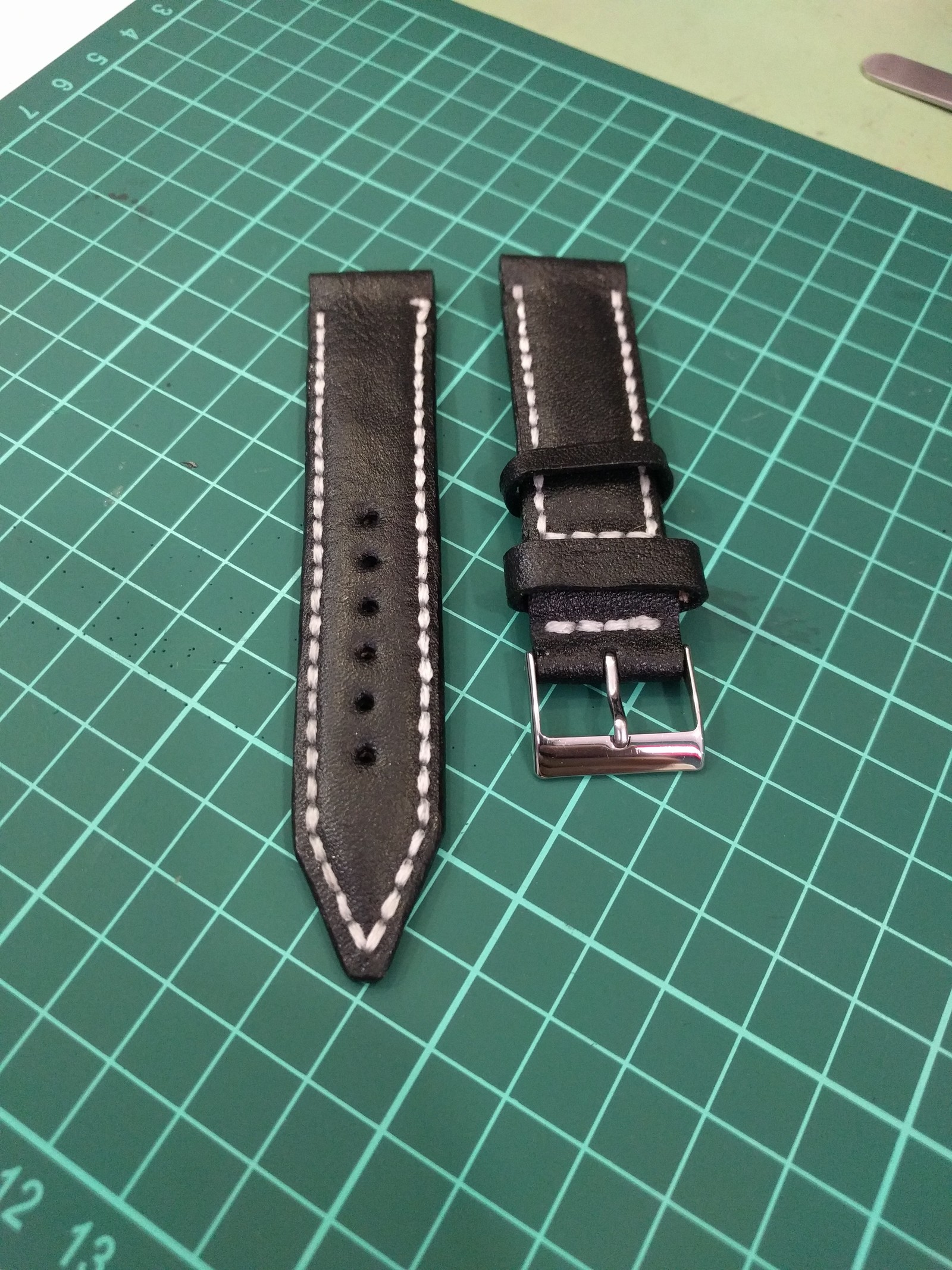 Second watch strap - My, Strap, Leather products, Longpost