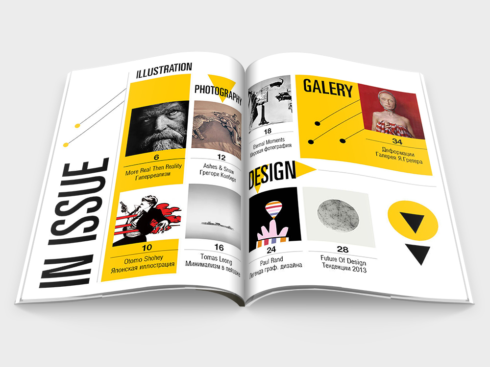 Design in the magazine industry - Survey, Design, Application form, Magazine