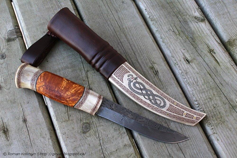 SAMI KNIVES. Roman Kislitsin - My, Knife, Sami, Finn, Hunting knife, , , Puukko, Longpost