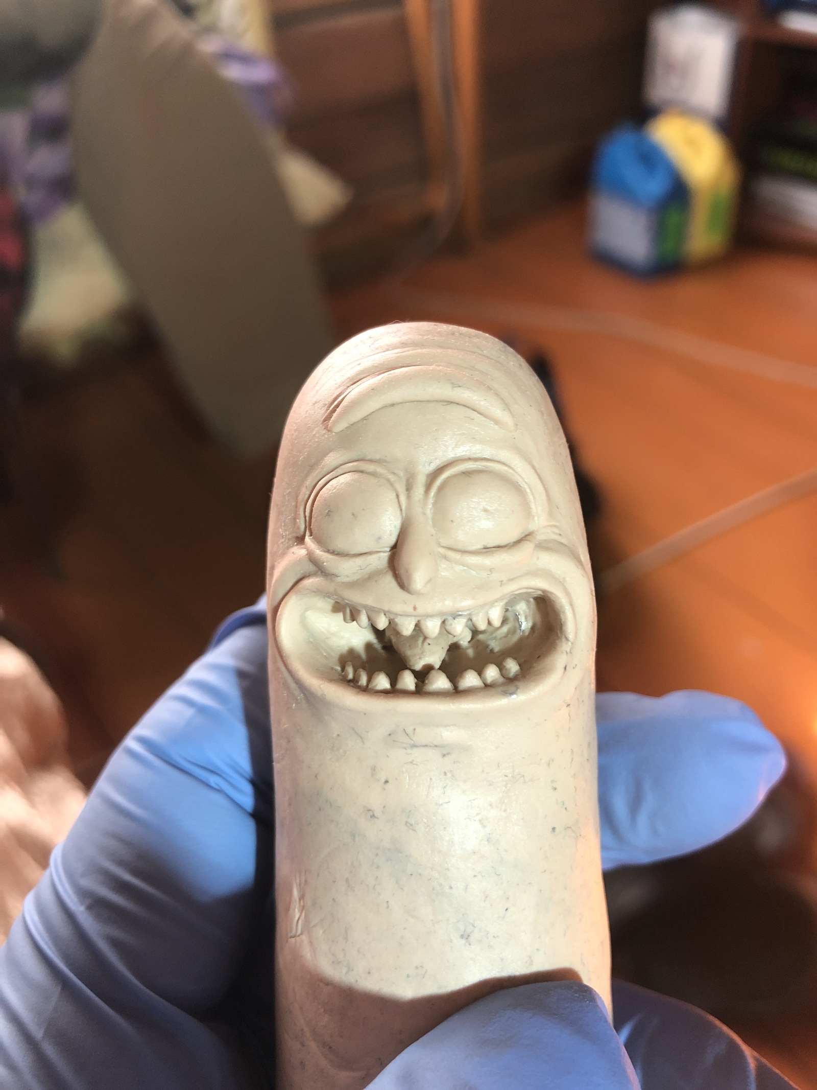 Pickle Rick - My, Rick gherkin, , Rick and Morty, , Polymer clay, Handmade, Video, Longpost