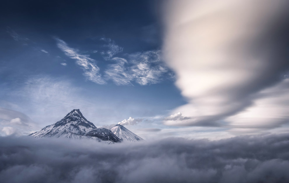 Volcanoes of Kamchatka - Kamchatka, Russia, Volcano, The mountains, Nature, Longpost