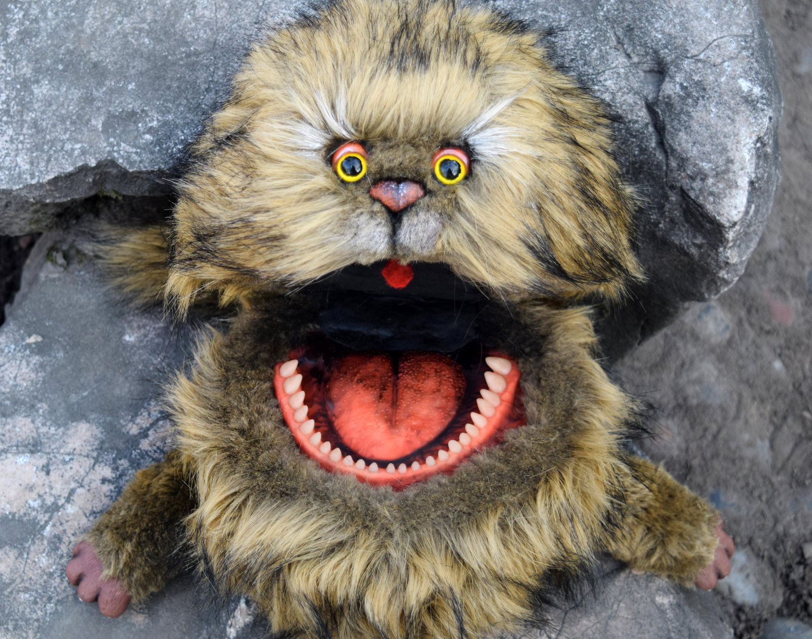 FizzGig from the movie Dark Crystal - My, Needlework without process, Movies, Handmade, Copyright, Author's toy, Polymer clay, Longpost